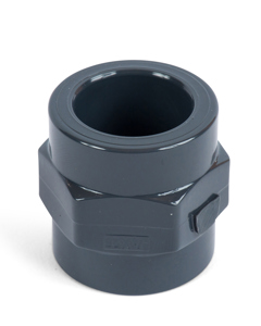 Adapter socket 25id x 3/4"f w/octagon PVC NP10